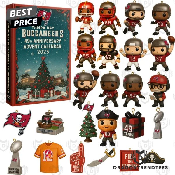 Tampa Bay Buccaneers 49th Anniversary Advent Calendar 2025