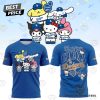 2025 Kitty x Los Angeles Dodgers 2025 World Series Champions 3D T-Shirt 2025 Kitty x Los Angeles Dodgers 2025 World Series Champions 3D T-Shirt
