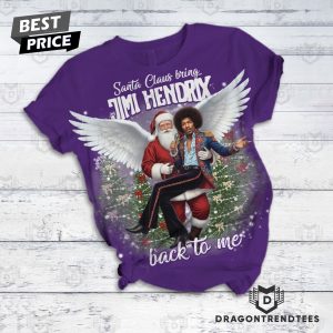 Santa Claus Bring Back To Me Jimi Hendrix Pajamas Set