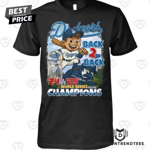 Los Angeles Dodgers 2024-2025 World Champions Back To Back Unisex T-Shirt