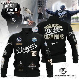 Los Angeles Dodgers 2025 World Series Champions Baseball Jacket
