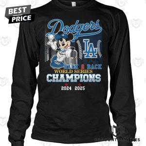 Los Angeles Dodgers World Champions Back To Back 2024-2025 Unisex T-Shirt