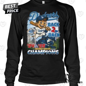 Los Angeles Dodgers 2024-2025 World Champions Back To Back Unisex T-Shirt