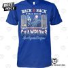Los Angeles Dodgers 2024-2025 World Champions Back To Back Unisex T-Shirt
