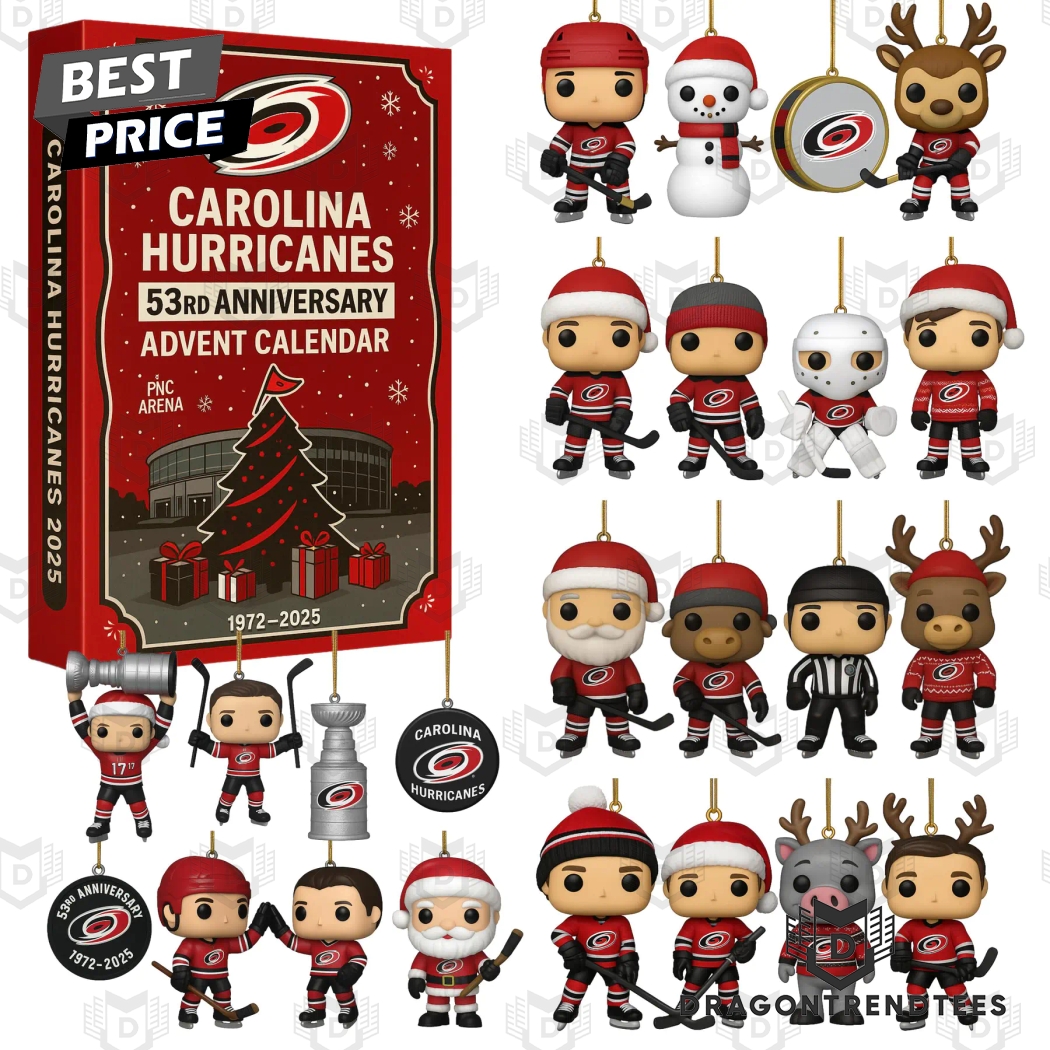 Carolina Hurricanes 53rd Anniversary Advent Calendar 2025 Carolina Hurricanes 53rd Anniversary Advent Calendar 2025
