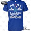 Los Angeles Dodgers Back To Back 2025 World Series Champion Signature Unisex T-Shirt