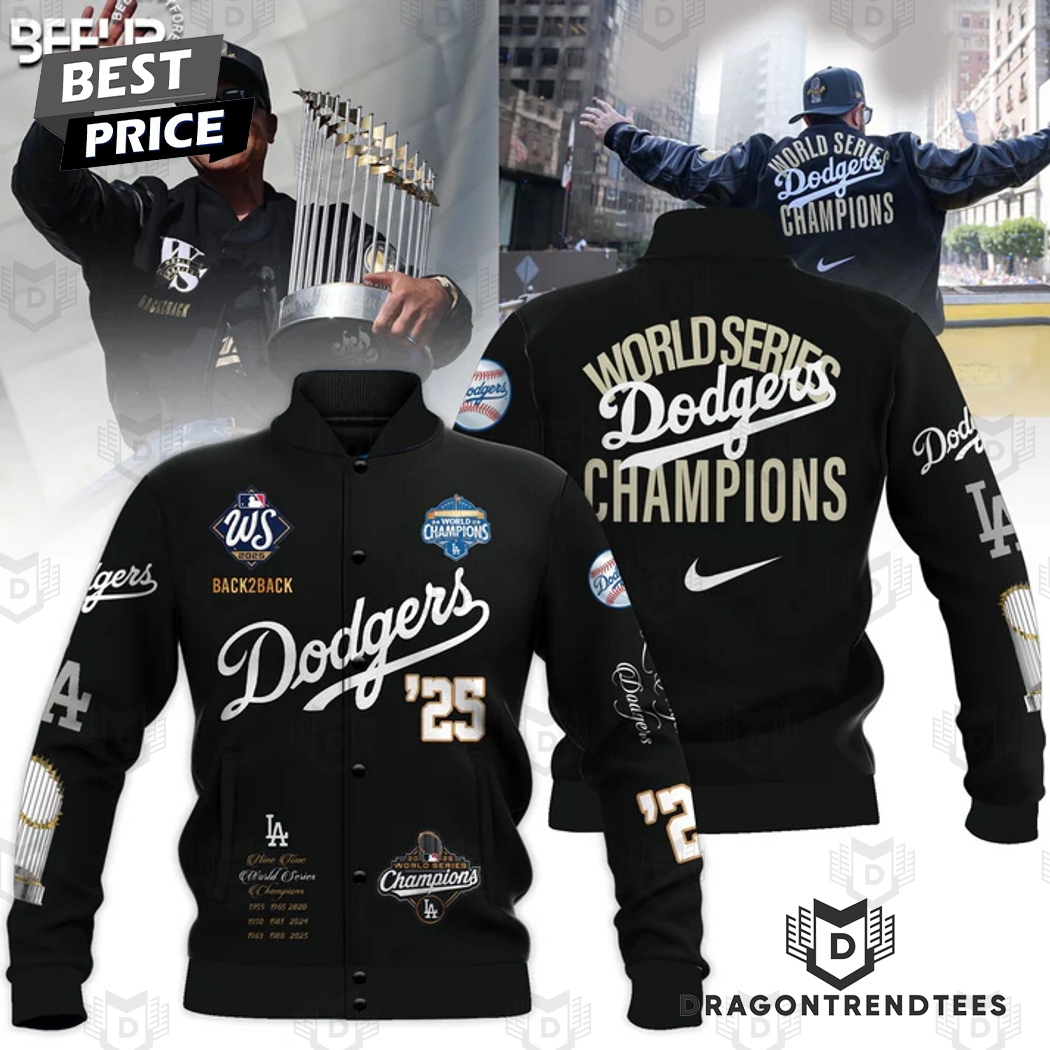 Los Angeles Dodgers 2025 World Series Champions Baseball Jacket Los Angeles Dodgers 2025 World Series Champions Baseball Jacket