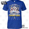 Los Angeles Dodgers World Champions Back To Back 2024-2025 Unisex T-Shirt