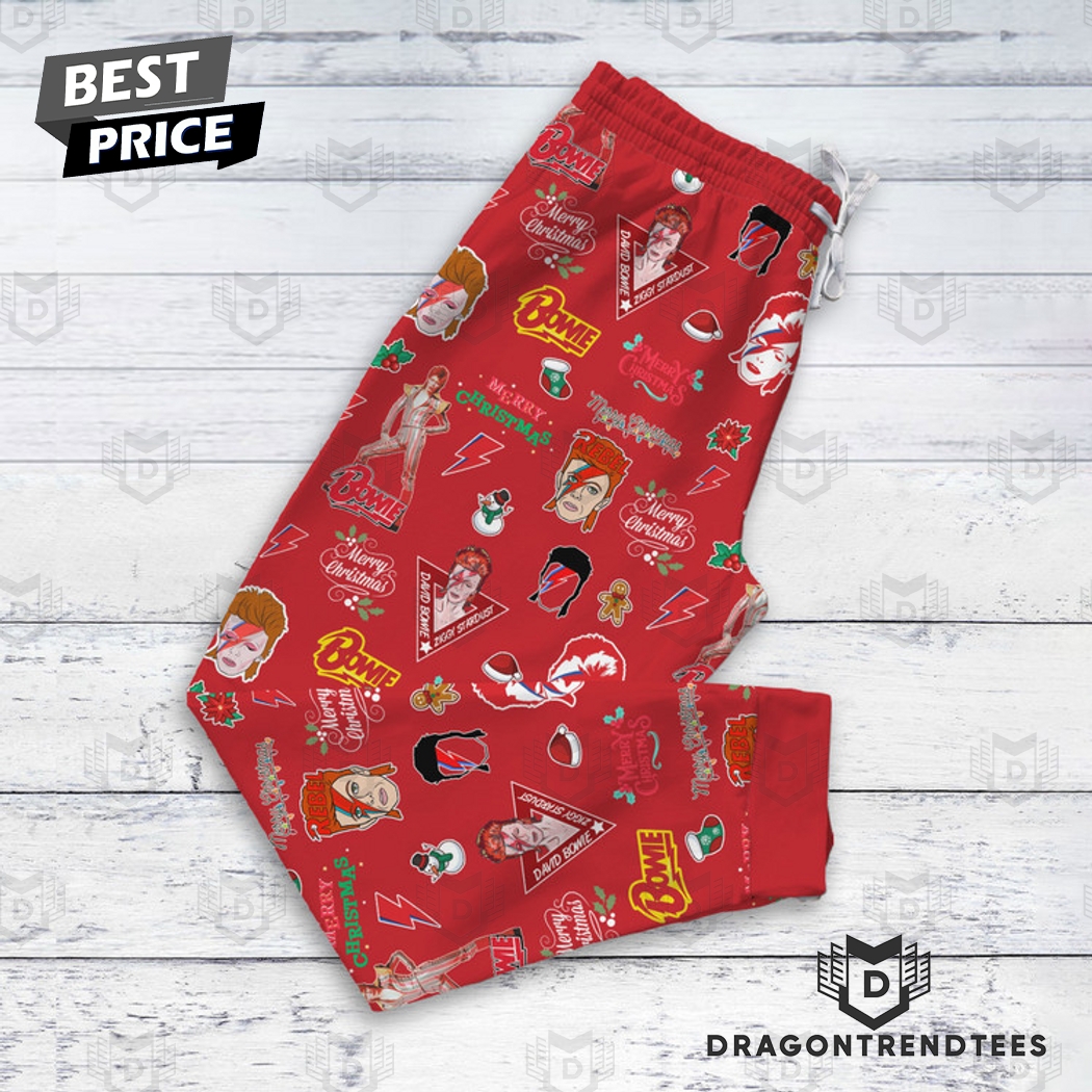 Santa Bring David Bowie Back To Me Pajamas Set Santa Bring David Bowie Back To Me Pajamas Set