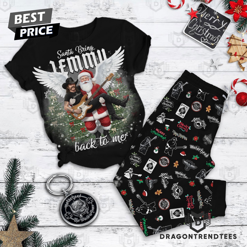Santa Bring Lemmy Back To Me Pajamas Set Santa Bring Lemmy Back To Me Pajamas Set