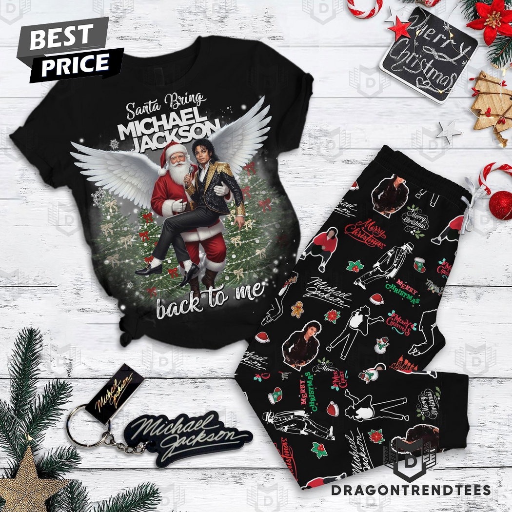 Santa Bring Michael Jackson Back To Me Pajamas Set Santa Bring Michael Jackson Back To Me Pajamas Set