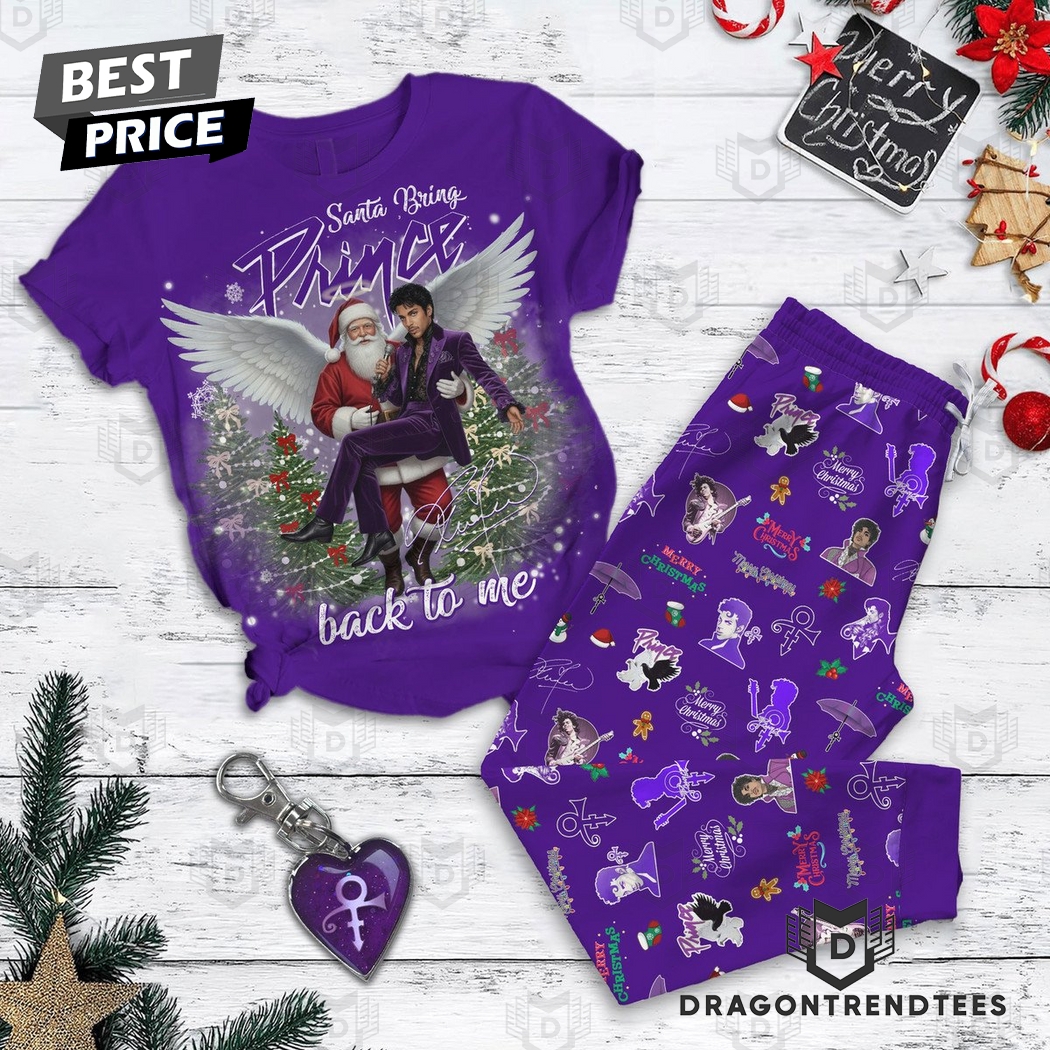 Santa Bring Prince Back To Me Pajamas Set Santa Bring Prince Back To Me Pajamas Set