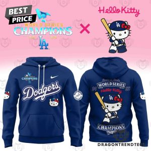 Los Angeles Dodgers Kitty 2025 Back To Back World Series Champions Hoodie