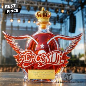 Aerosmith 55th Anniversary Whisky Bottle