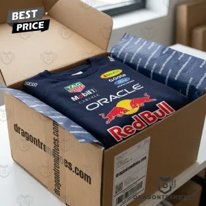 Oracle Red Bull Racing F1 Team Navy Blue Sponsor Logos Fan Crewneck Sweatshirt