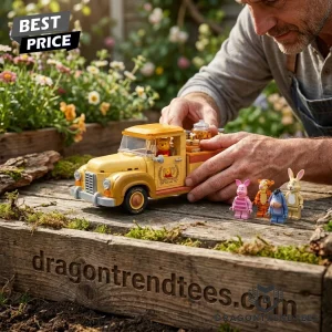 The Pooh 100th Anniversary Honey Pot Delivery Truck Building Brick Set