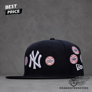 New Era New York Yankees World Series Championship Commemorative Patches Fitted Baseball Cap