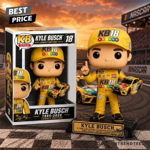 Kyle Busch 18 Rowdy NASCAR Racing Legacy Edition Champion Collectible Vinyl Figure