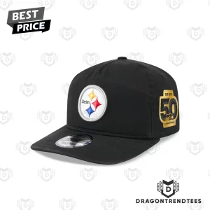 Pittsburgh Steelers Retro Embroidered Patch Black Adjustable Snapback Cap