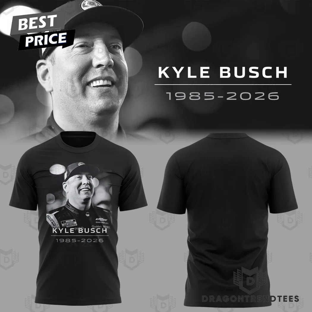 Kyle Busch “The Rowdy Legend” 1985-2026 NASCAR Commemorative T-Shirt Kyle Busch “The Rowdy Legend” 1985-2026 NASCAR Commemorative T-Shirt