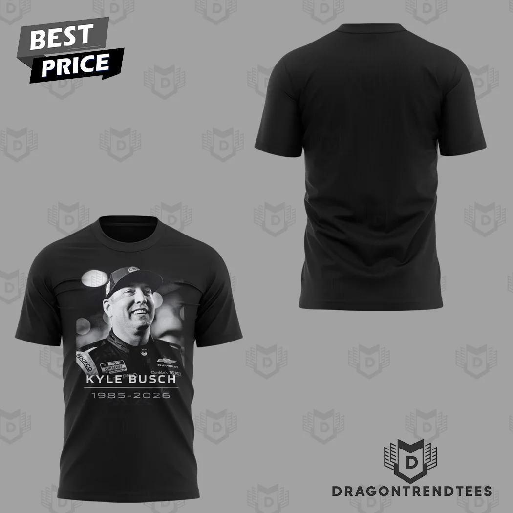 Kyle Busch “The Rowdy Legend” 1985-2026 NASCAR Commemorative T-Shirt Kyle Busch “The Rowdy Legend” 1985-2026 NASCAR Commemorative T-Shirt