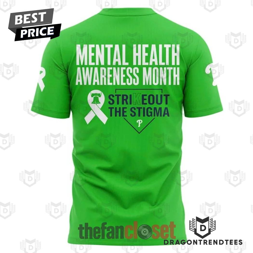 Philadelphia Phillies ‘Never Fightin’ Alone’ 2026 Mental Health Awareness Month T-Shirt Philadelphia Phillies ‘Never Fightin’ Alone’ 2026 Mental Health Awareness Month T-Shirt