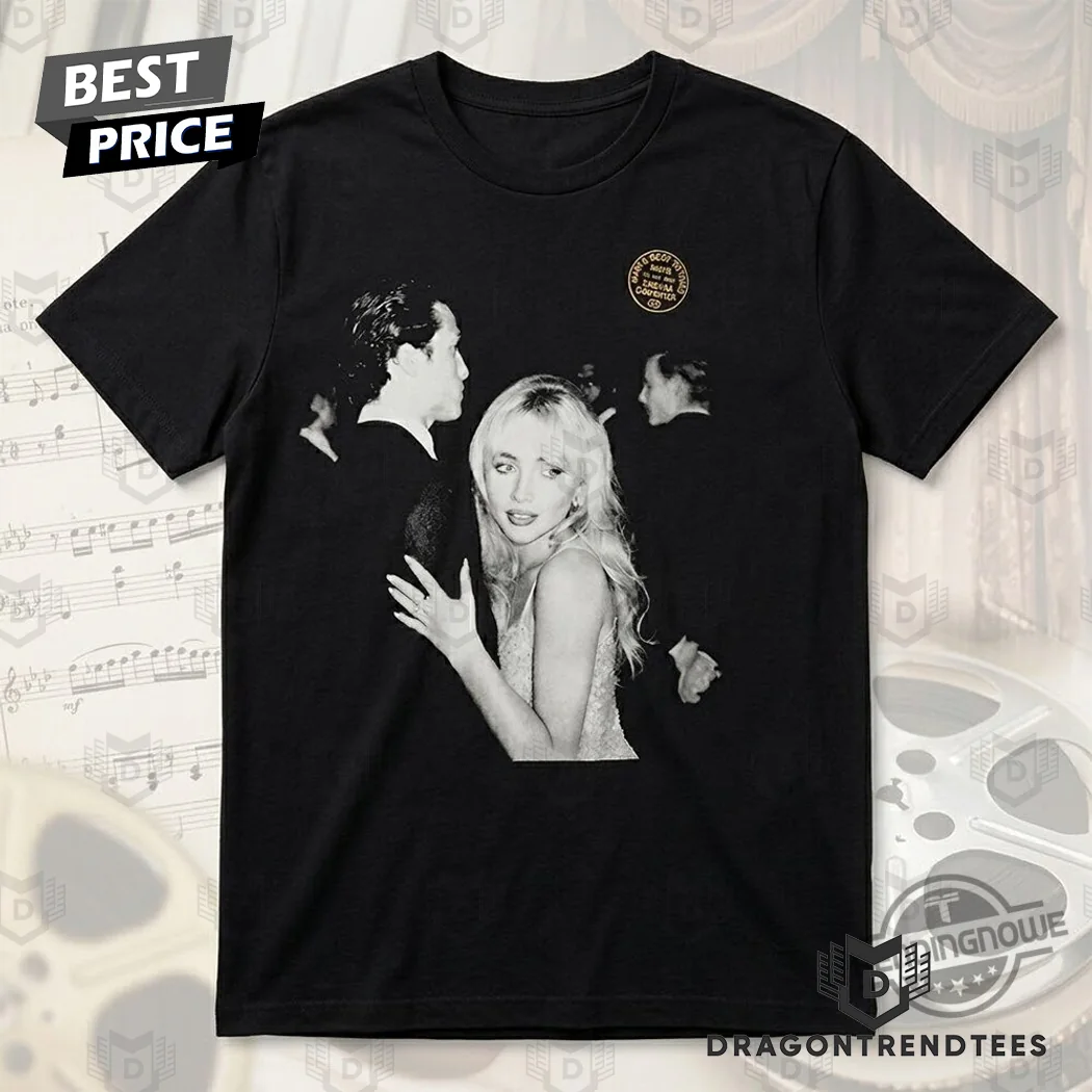 Sabrina Carpenter Barry Keoghan Please Please Please Music Video Black T-Shirt Sabrina Carpenter Barry Keoghan Please Please Please Music Video Black T-Shirt