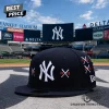 New Era New York Yankees World Series Championship Commemorative Patches Fitted Baseball Cap