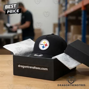 Pittsburgh Steelers Retro Embroidered Patch Black Adjustable Snapback Cap