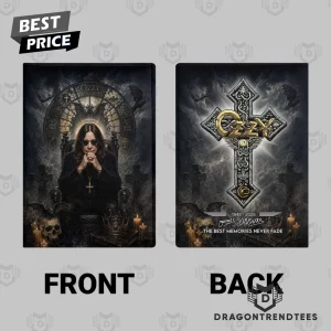 Ozzy Osbourne Black Sabbath Prince of Darkness Gothic Heavy Metal Tribute Leather Passport Cover