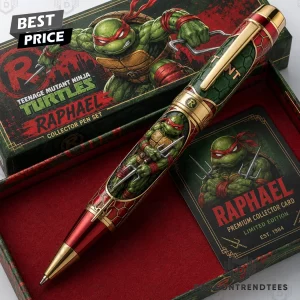 Teenage Mutant Ninja Turtles Raphael TMNT Retro 1984 Limited Edition Premium 3D Sculpted Collector Pen Set