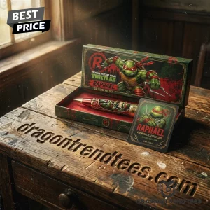 Teenage Mutant Ninja Turtles Raphael TMNT Retro 1984 Limited Edition Premium 3D Sculpted Collector Pen Set