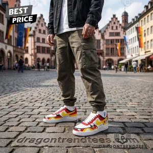Germany Soccer World Cup Personalized Name German Football Fan Custom Sneakers