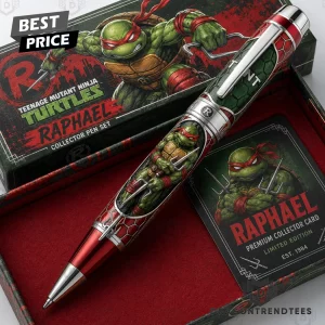 Teenage Mutant Ninja Turtles Raphael TMNT Retro 1984 Limited Edition Premium 3D Sculpted Collector Pen Set