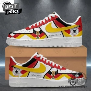 Germany Soccer World Cup Personalized Name German Football Fan Custom Sneakers