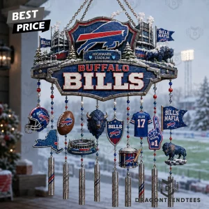 Buffalo Bills NFL Bills Mafia Premium 3D Outdoor Garden Patio Wind Chime