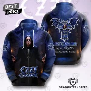 Ozzy Osbourne Prince of Darkness 1948-2025 Thank You For The Memories Tribute 3D All Over Print T-Shirt