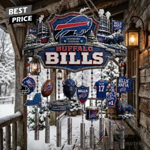 Buffalo Bills NFL Bills Mafia Premium 3D Outdoor Garden Patio Wind Chime