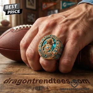 Miami Dolphins Jesus Won 17-0 Fins Up Commemorative Gold Plated Championship Ring
