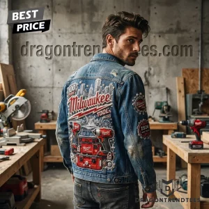 Milwaukee Tool 100th Anniversary Commemorative 1924 Built To Last Premium Denim Jacket