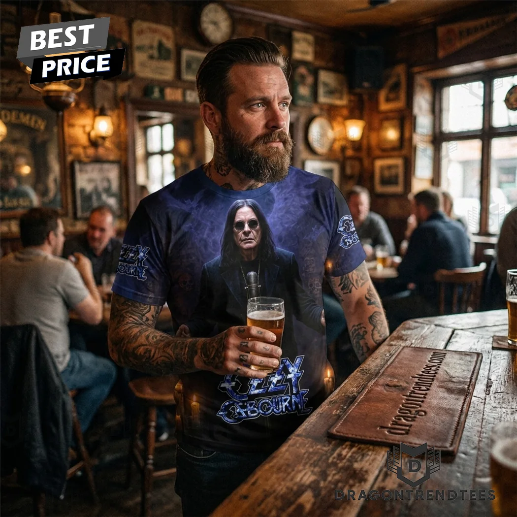 Ozzy Osbourne Prince of Darkness 1948-2025 Thank You For The Memories Tribute 3D All Over Print T-Shirt Ozzy Osbourne Prince of Darkness 1948-2025 Thank You For The Memories Tribute 3D All Over Print T-Shirt