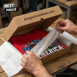 Outkast America 250 Years Of Freedom Retro Patriotic Hip Hop Red Graphic T-Shirt