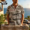BTS BT21 Characters Purple Borahae Tropical Summer Beach Hawaiian Shirt