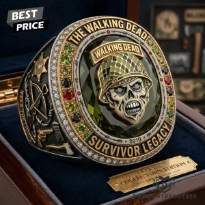 The Walking Dead Survivor Legacy 2010 Commemorative Championship Style TWD Fan Ring