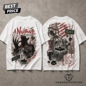 A Nightmare on Elm Street Freddy Krueger Vintage Horror Graphic Streetwear T-Shirt