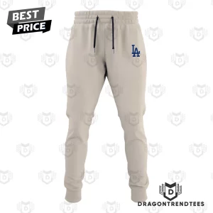 Los Angeles Dodgers One City One Goal October Starts Now Cream Skyline Graphic Baseball Jersey