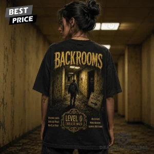 The Backrooms Level 0 No Way Out Creepypasta Liminal Space Horror Graphic T-Shirt