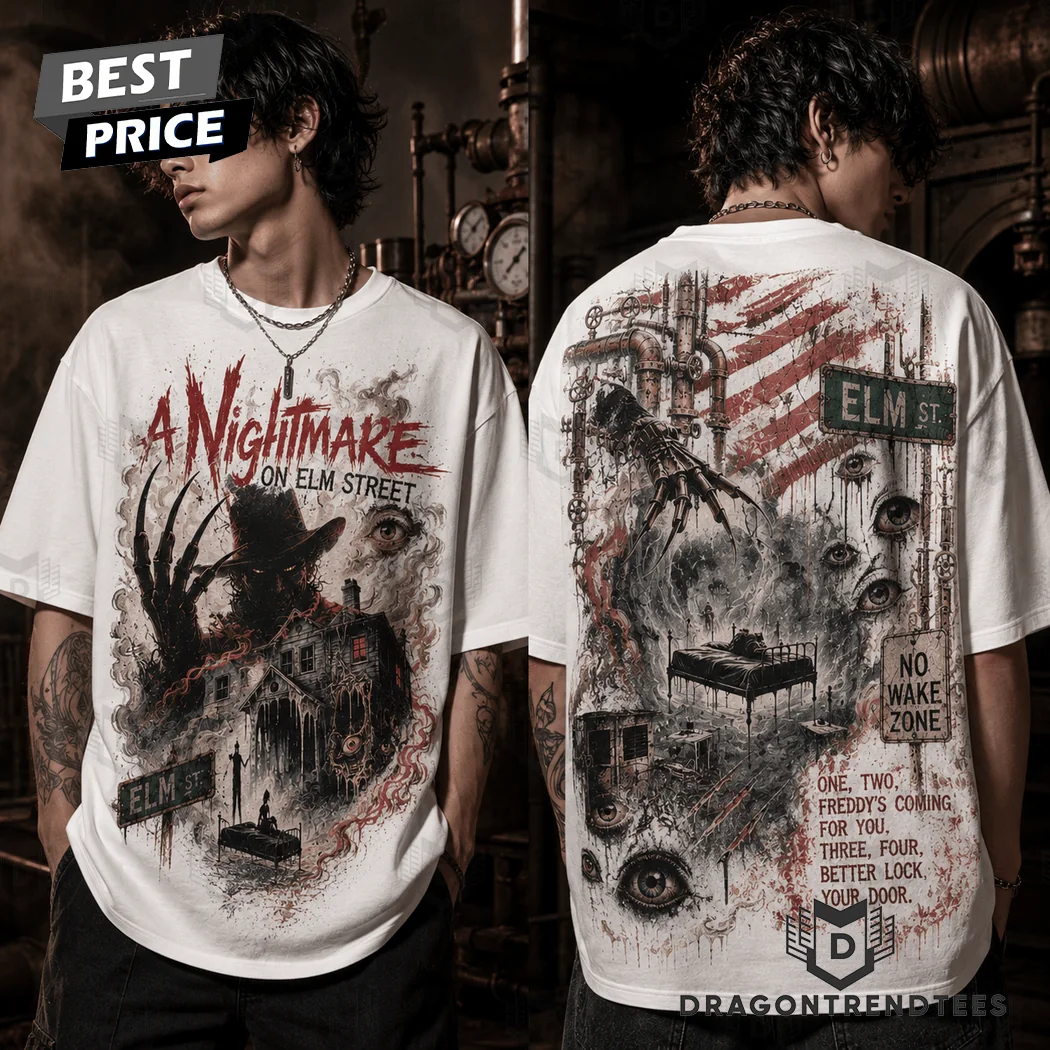 A Nightmare on Elm Street Freddy Krueger Vintage Horror Graphic Streetwear T-Shirt A Nightmare on Elm Street Freddy Krueger Vintage Horror Graphic Streetwear T-Shirt
