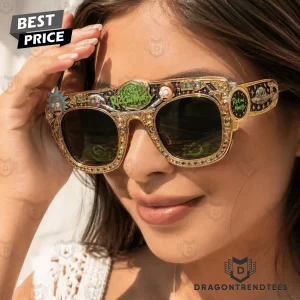 Rick and Morty Dimensional Collection Premium Gold Luxury Collector Edition Unisex Sunglasses