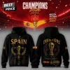 Spain Soccer World Cup 2026 Champions Commemorative Gold Graphic Hoodie